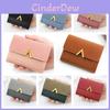 Trendy Candy-colored Short Wallet For Women, Featuring Hidden Slots, Zipper Pouch And Bill Compartment