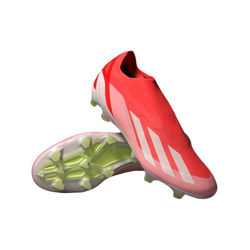 Nové Adidas Crazyfast Elite bez tkaniček FG Solární červená Cloudová bílá Týmová solární žlutá IG0611