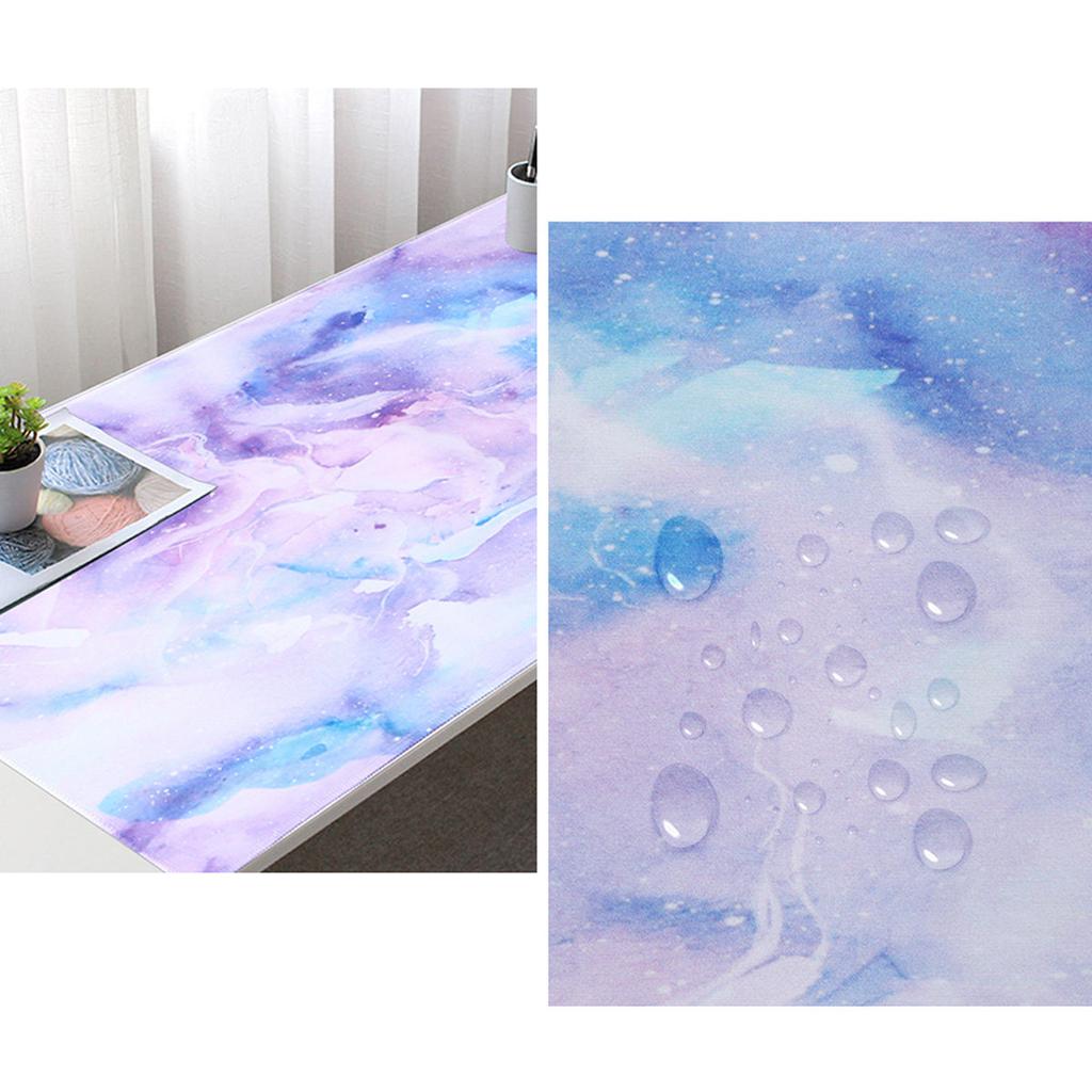 Marble Mouse Pad 80x30x0.2cm Anti Slip Cloth Surface Professional Large Size for Long Hours Use Ideal for Gamers
