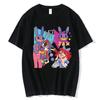 The Amazing Digital Circus Merch T-Shirt Unisex Short Sleeved T Shirt Casual Tee Cotton Y2k Hip Hop Top Tees Vintage Streetwear