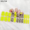 Custom Logo Semi Cured Gel Nail Sticker Waterproof Full Cover Gel Nail Wraps
