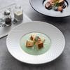 Talerz do zupy makaronowej Talerz do bisque Talerz na sałatkę Talerz Kapelusz Słomkowy Talerz na warzywa Kreatywny Talerz Restauracyjny Głęboki Talerz Ceramiczna Zachodnia Zastawa Stołowa
