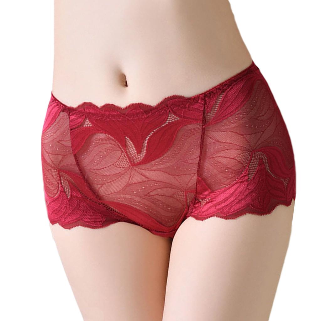 New Women Sexy lingerie Solid Color lace Briefs Underwear Panties Underpants
