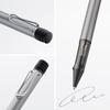 Caneta esferográfica de grafite LAMY com pega ergonómica, traço médio, alumínio leve, inclui um cartucho preto de grande capacidade LAMY M16 AL-star -
