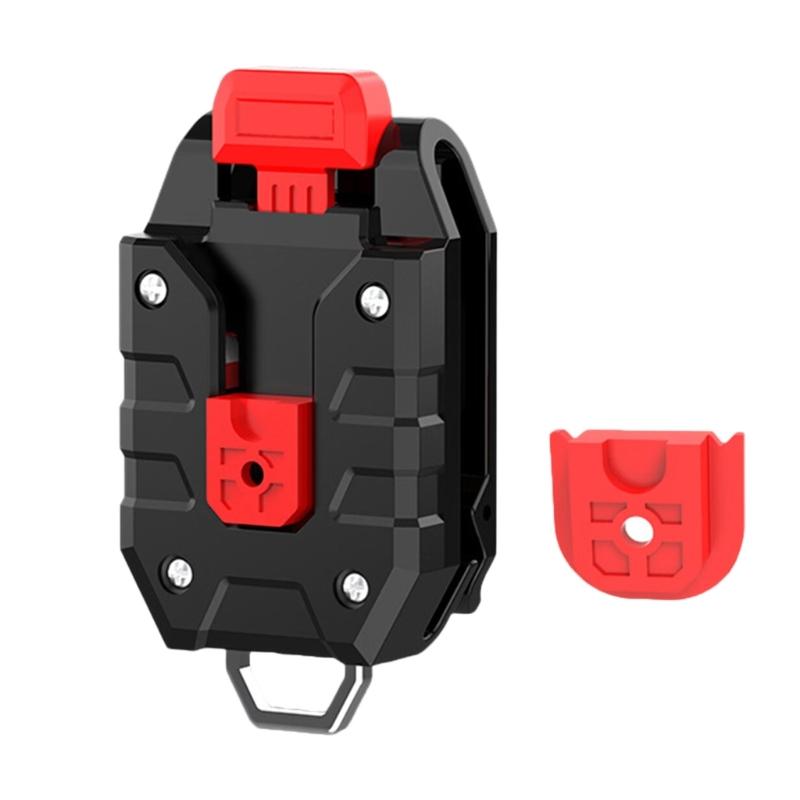 

Universal Retractable Tape Measure Hook Mount With Press Button Release Fit Most Standard Measuring Tool 80x43mm