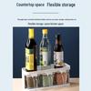 CHAHUA 3-Piece Seasoning Jar Set with Rack