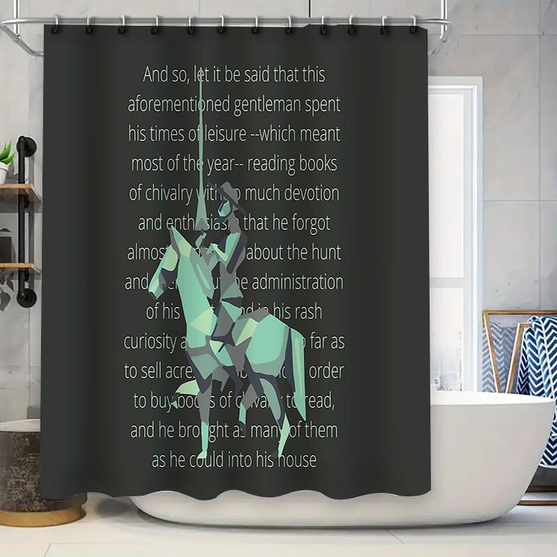 

Vintage Mountain Forest Shower Curtain Waterproof Nature Trees Landscape Backdrop Rustic Home Decor Scenic Bathroom Curtains W60H190(CM)-1 Pcs