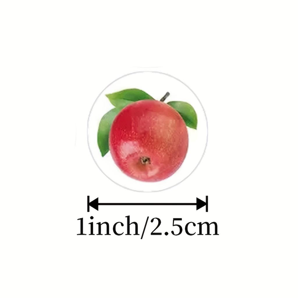 Fruit Stickers Gift Box Thank You Stickers Packaging Decoration Adhesive Lables Stationery Sticker