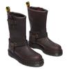 Dr. Martens Anistone High Leather Biker Boot Dark Brown Unisex Sneakers 31901201