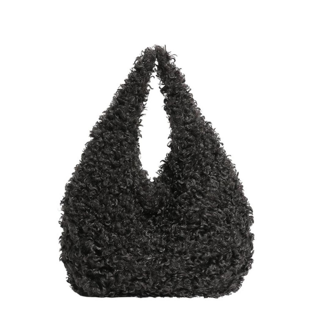 Bolso de Hombro de Felpa para Mujer, Felpa, Gran Capacidad, para el Viaje Diario