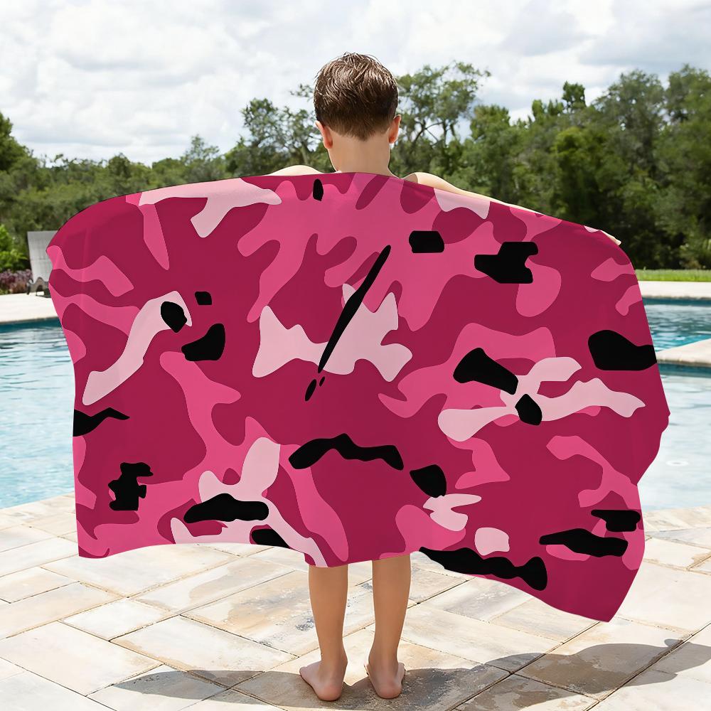 Camo Credit Decorative Towel Quick Drying Beach Towels Are Suitable For Swimming Pools Camping Yoga And The Gym