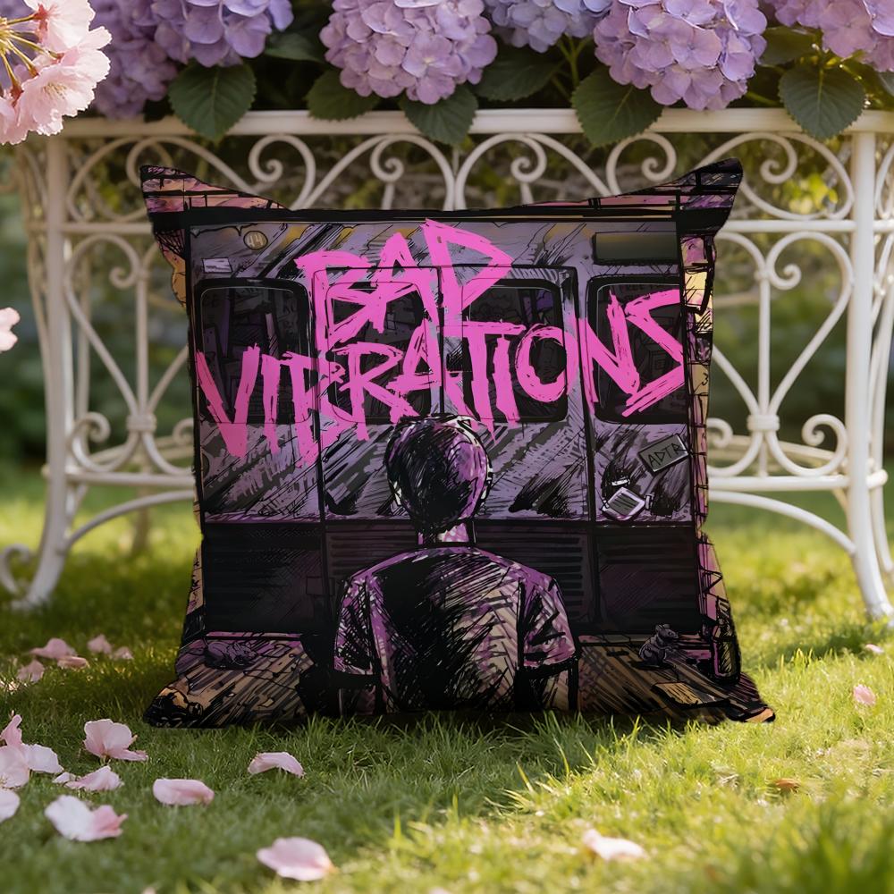 A Day to R-Remember Band Cushion Cover Home & Car Dual-Scene Pillow Cover: Reversible for Premium Comfort