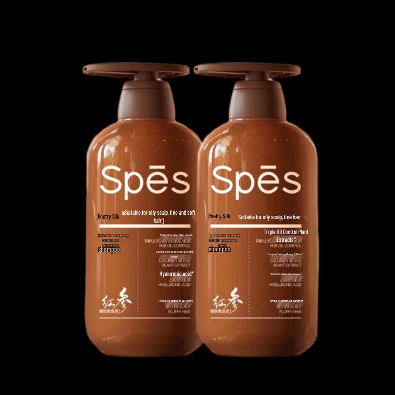 Spes Red Ginseng Oil Control Anti-Dandruff Shampoo Twin Pack