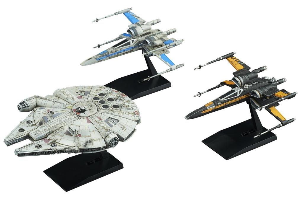 Star The Last Jedi Resistance Vehicle Set and Scale Plastic Model Wars 1/144 1/350