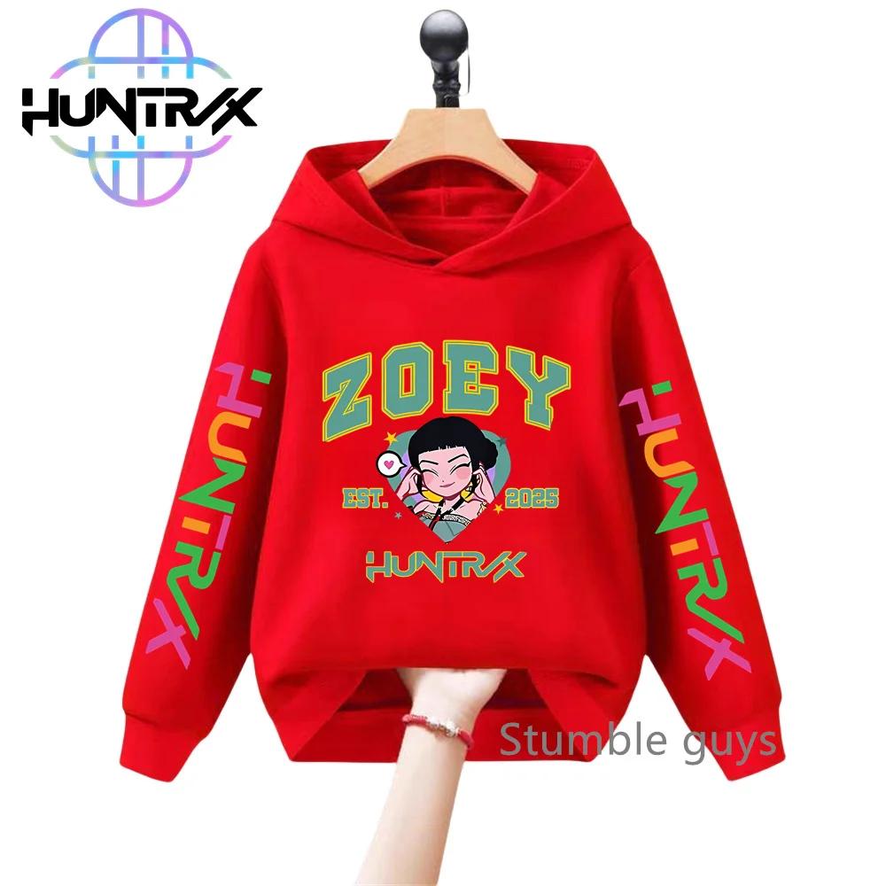 Kids KPop Demon Hunters Autumn Boys Girls Hoodie Long Sleeve Sweatshirt Sportswear Anime Clothes Stylish