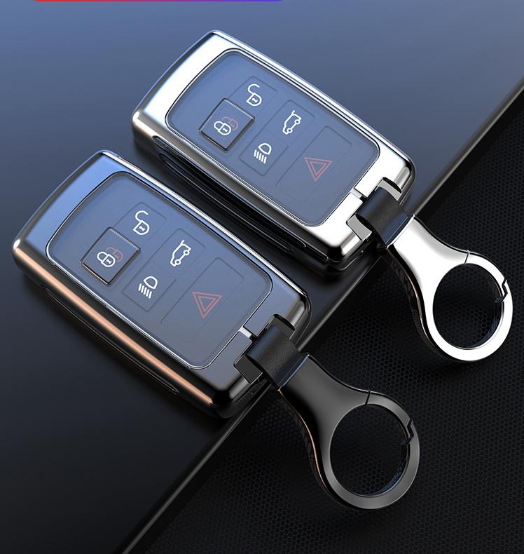 Auto-Schlüsseletui aus Zinklegierung, TPU, für Land Rover Range Rover Discovery 5 Sport, für JAGUAR XE XF XJ F PACE, Zubehör
