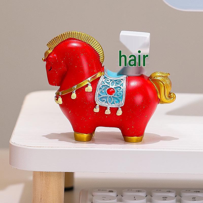 Year of the Horse Zodiac Gift Set: Contemporary Horse Ornament Souvenir