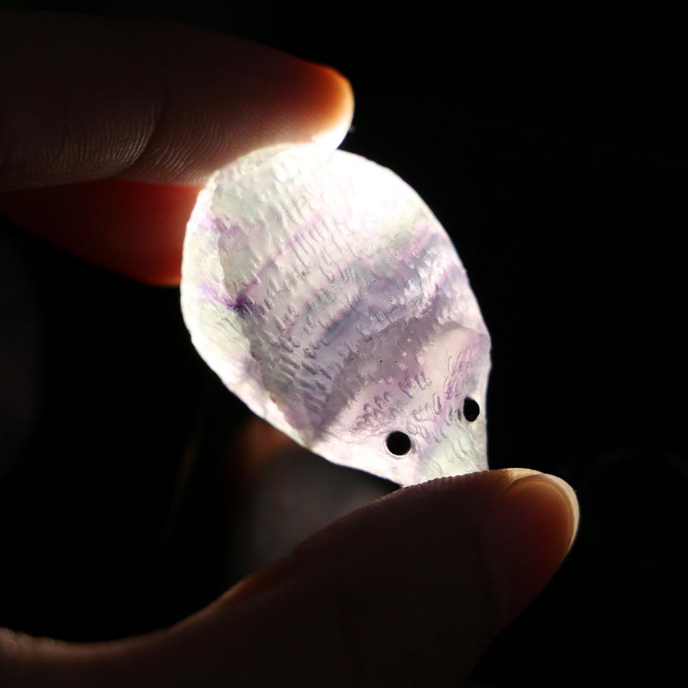Mini Handicrafts Carved Stone Quartz Crystal Hedgehog Figurines Fluorite Decorations