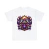 Unisex Adult T Shirt Gothic Cartoon Vampire Horror Streetwear Tee Spooky Scary