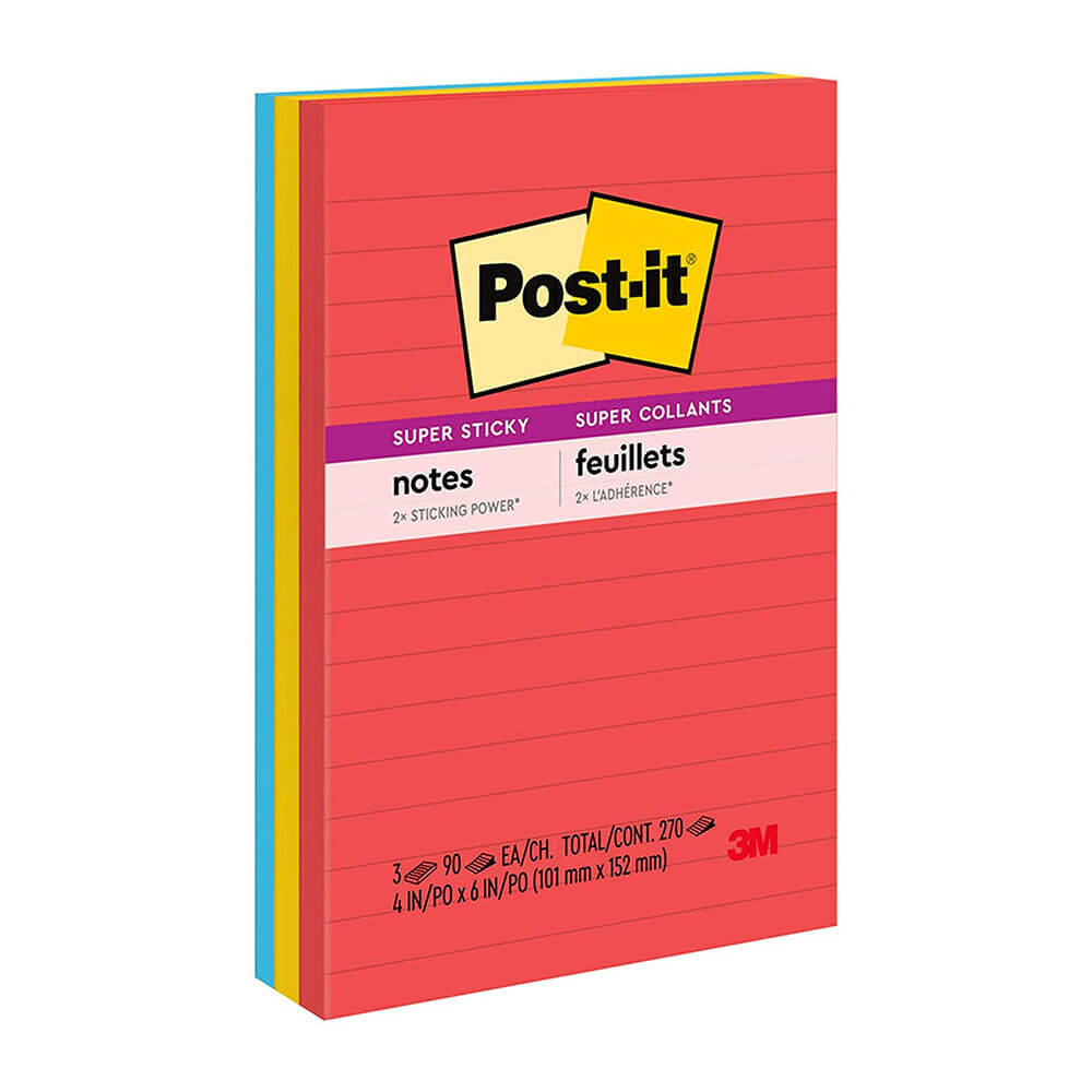 Post-it Super Sticky Notes Různé Marrákeš (101x152mm)