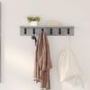 Wall mounted nightstand concrete grey 60 x 10.5 x 10.5 cm