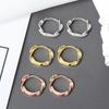 Japanischer Minimalistischer Leichter Luxus Gedrehter Draht Ohr-Manschette Elegantes Linien-Design Knorpel-Ohrring Für Frauen Modeschmuck