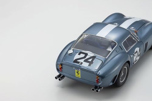 Kyosho Original 1/18 Scale Ferrari 250GTO 1962 Sebring #24 (Blue) Finished Product KS08438D