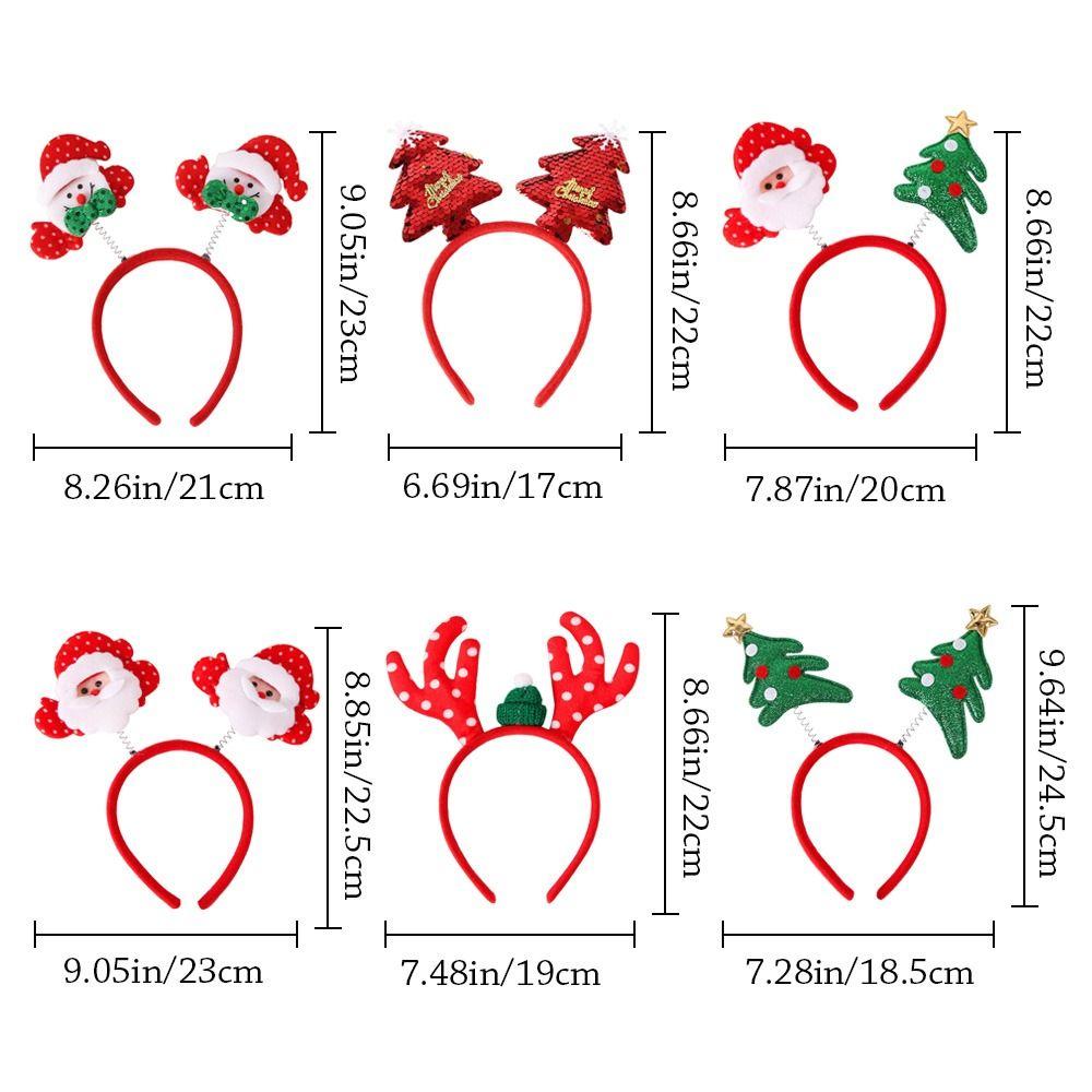 Santa Claus Christmas Headbands Christmas Tree Christmas Decorations Xmas Hairband  Masquerade