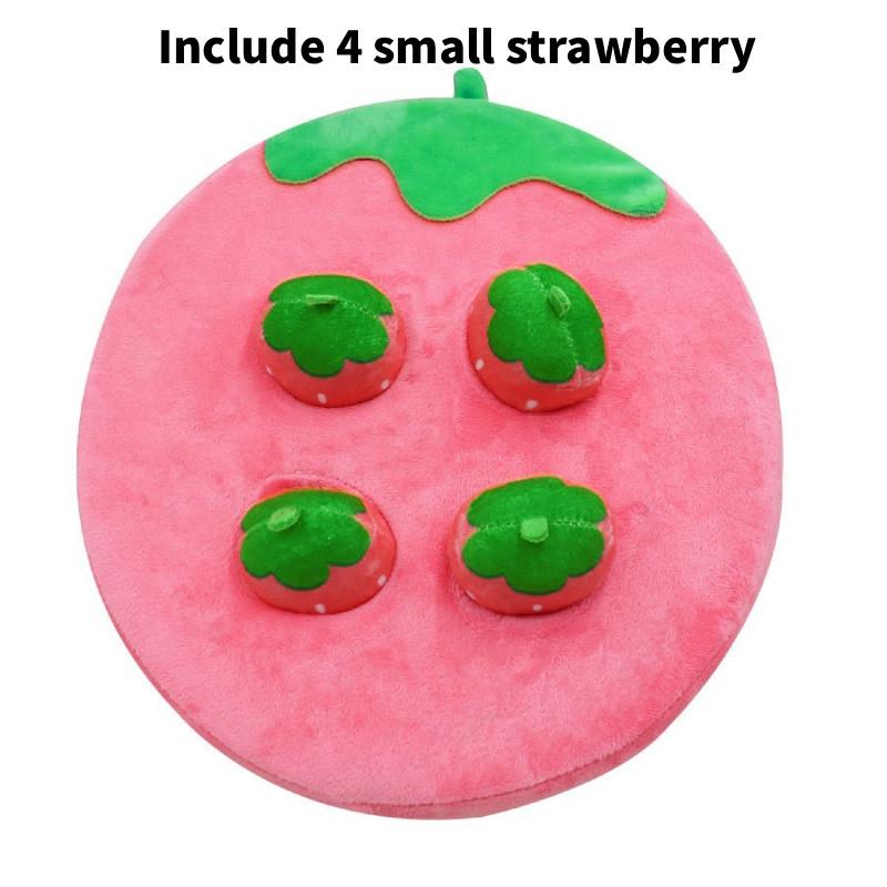 Interactive Dog Toys Strawberry Pineapple Carrot Snuffle Mat Dogs Plush Puzzle