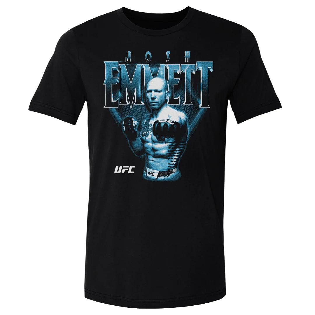 

Летняя футболка UFC 2026 Josh Emmett Fighting Graphic Tshirt Женская Спортивная Хлопковая С коротким рукавом Свободная Повседневная Футболка для фитнеса Унисекс S