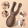 Golden Sandalwood Massage Stick Nose Eye Acupoint Massager Relieve Rhinitis Promote Blood Circulation Resin Guasha Scraping Tool