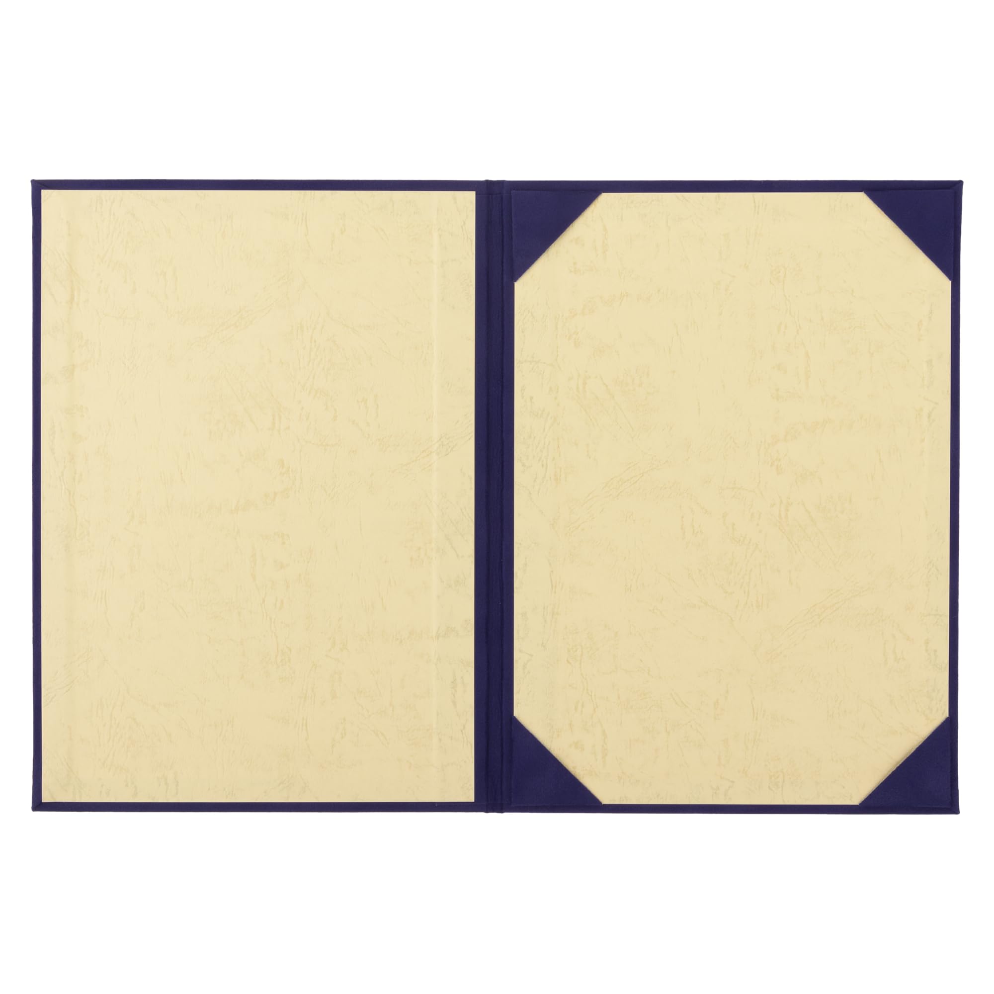 

Mino Shokai certificate file flocked navy blue A4 certificate (suede style) 8282-01