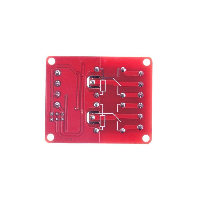 24V 2-Channel Relay Module with Optocoupler Relay Board High Low Trigger with LED Load DC 30V AC 250V 10A for PLC Automation Control, Industrial