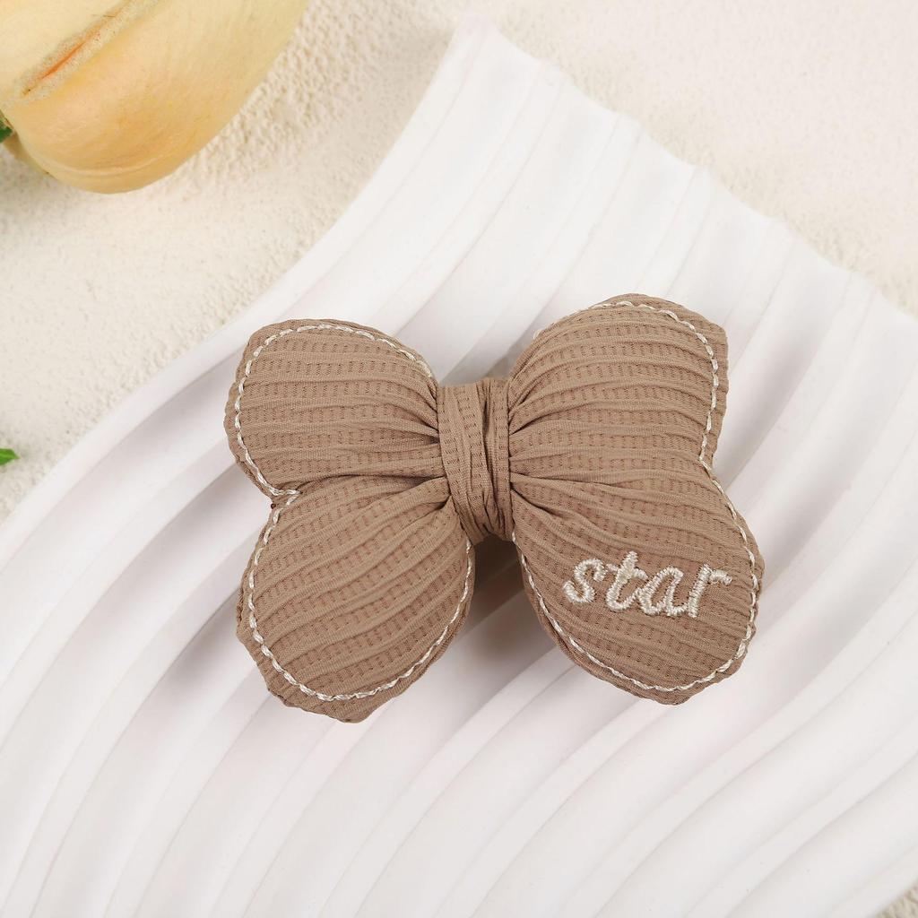 Cute Cotton-Filled Bow Accessories for Bags and Hair