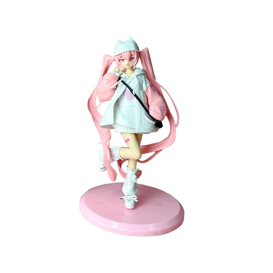 Disponibile Personaggi Piapro Hatsune Miku Tenitol Petit Sakura Stile Cool FuRyu Modello Giocattolo Figura Ornamento Decorativo Regali di Natale