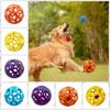 Rubber Hollow Out Cat Ball Toy with Bell Hollow Out Cat Toys Lattice Balls  Relieve Anxiety