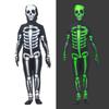 Halloween Costume Glow In Dark Skull Role Play Outfit School Party Performance Runway Show