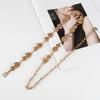 Metal Waist Chain Accessories for Women Rose Chain Belt Decoration with Dress Pants Chain High-end Fashion