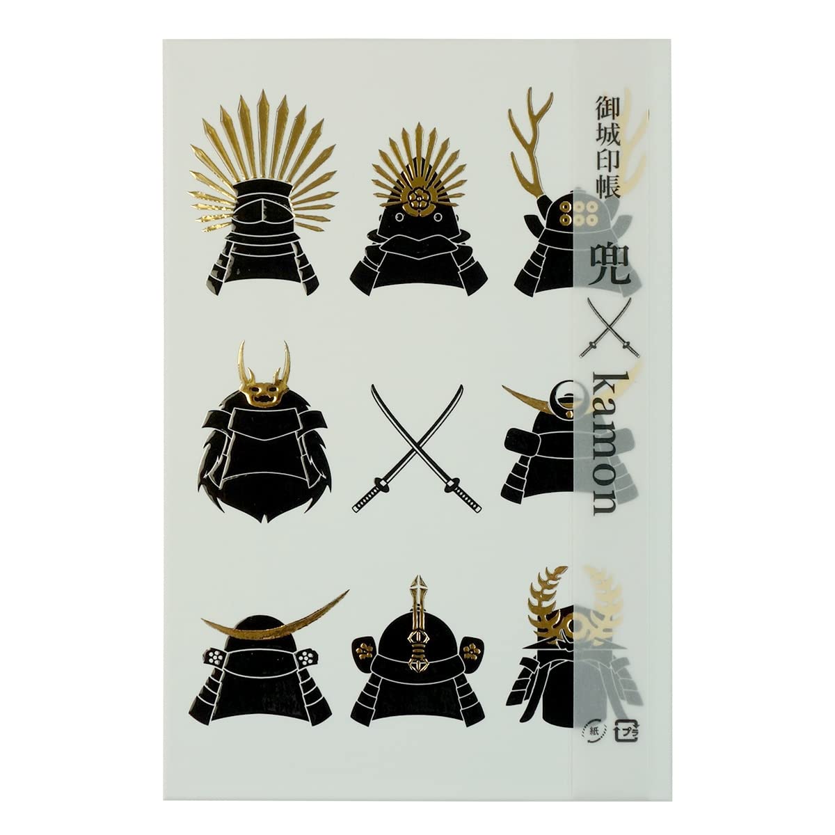 

Ojo Seal Book с карманом 20 карманов 1 книга Kabuto×kamon 180×120 мм (белый)