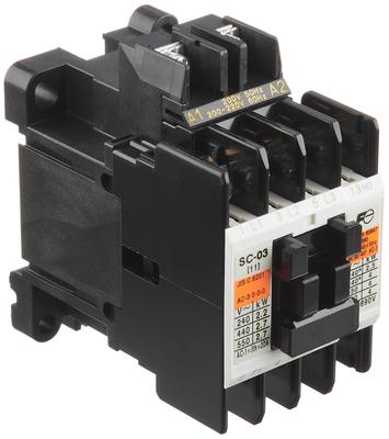 Fuji Electric Standard Electromagnetic Contactor Without Case 200V 1A Coil (SC-03) Cover, AC,