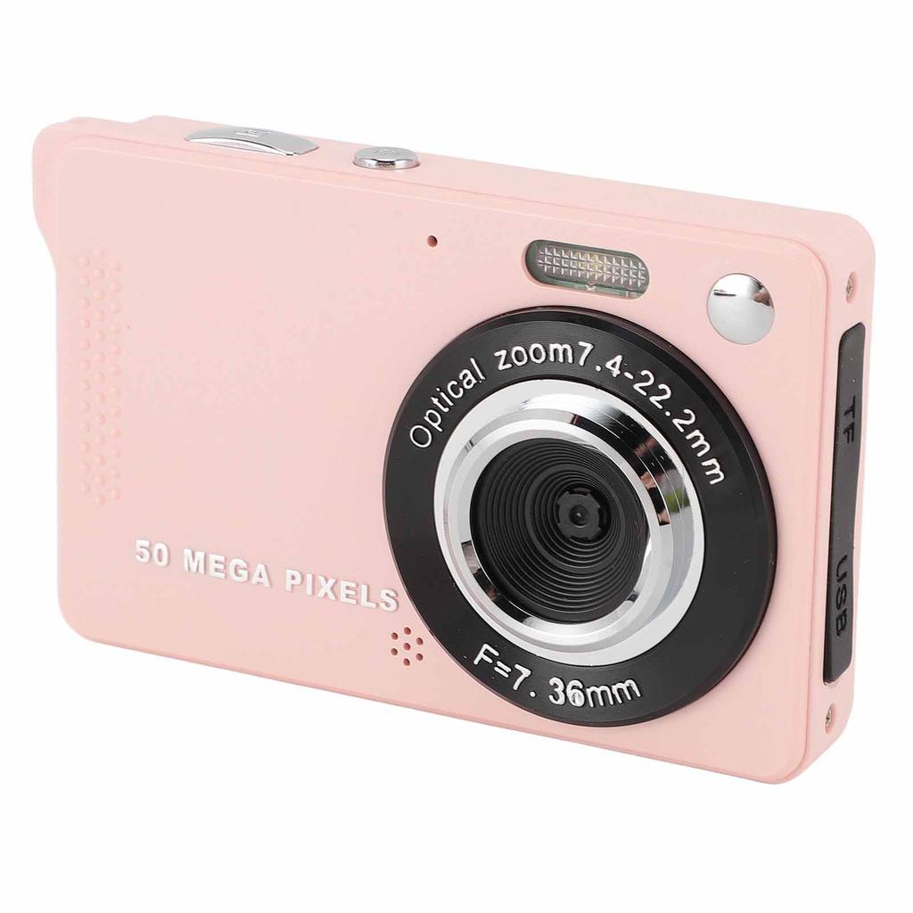 Digitalkamera für Teenager, 50 MP, 1080P HD, 2,8 Zoll TFT-Bildschirm, 16-facher Digitalzoom, Autofokus, Tasche