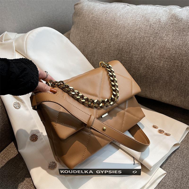 Tasche Damen Neu Achsel Schulter Umhängetasche Einfarbig Pendlertasche