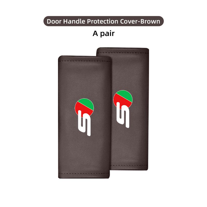 Car Door Inner Handle Protective Cover Non-slip Anti-Wear Protection Case For Jaguar XF XJ XE XK S-Type F-Type X-Type F-Pace SS21