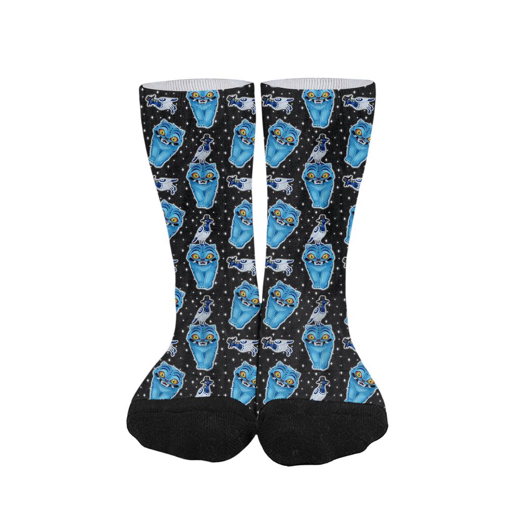Fashionable Mens' Novelty Socks - Mid-Calf Length
