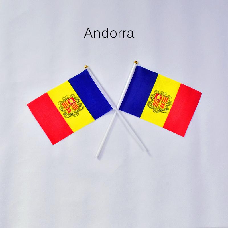 Andora 10 sztuk flag do machania 14*21 cm