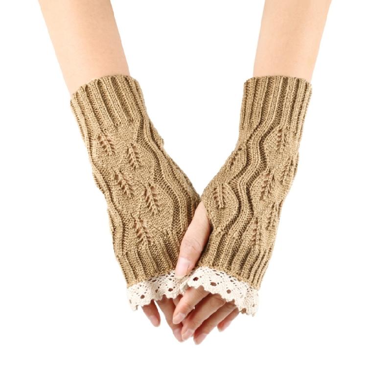 Knit Gloves Fashion Fingerless Gloves Arm Sleeves Arm Decors Female Accessory