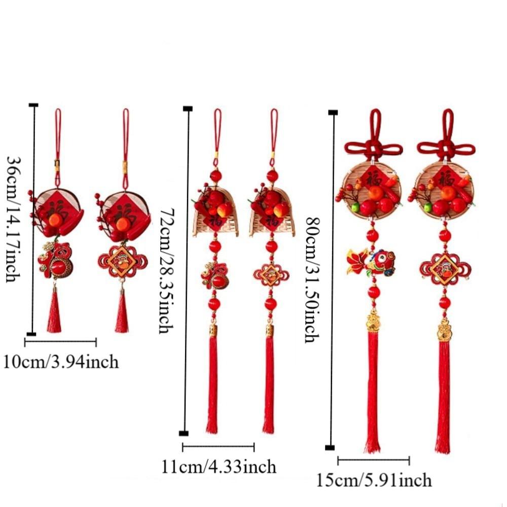 Traditioneller Frühlingsfest Anhänger Quaste Pferdejahr Dekoration Neujahrsgeschenk