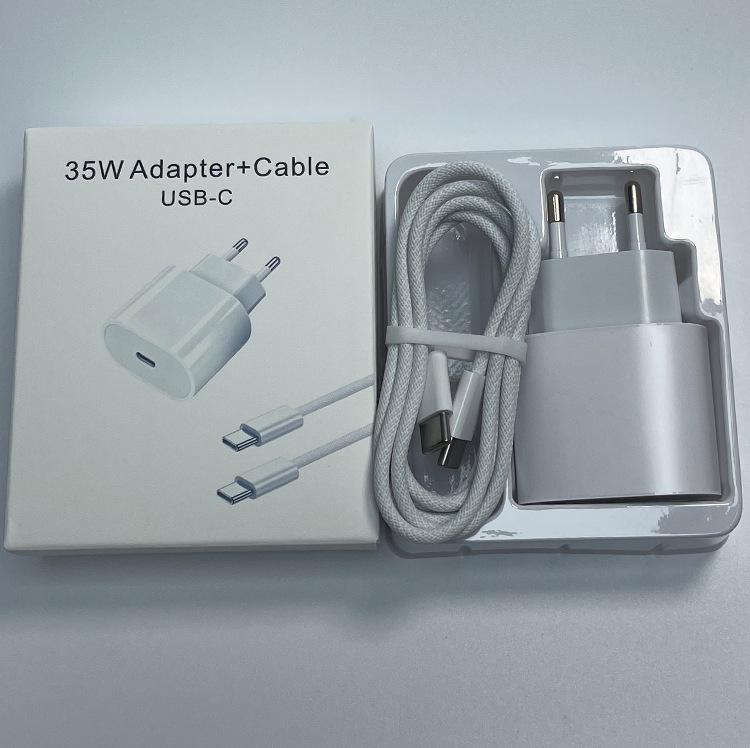 Caricabatterie PD da 20W/35W Compatibile con Apple 15 per iPad e iPhone con Cavo