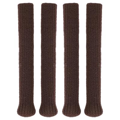 2 Packs Cotton Glasses Ear Cushion Soft Knitted Slip Proof Fixation Eyeglasses Temple Tips Sleeve Coffee