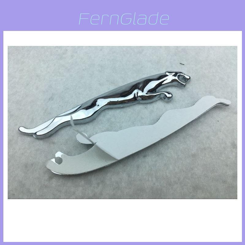 2 vnt. 3D metalinis Jaguar automobilio emblemos lipduko rinkinys Xjs, Xj6, Xk8, Xf ir E tipo modeliams
